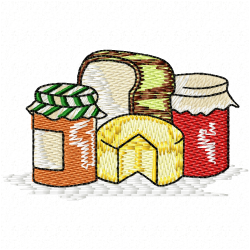 Foods And Sweets Embroidery Design 8 Foods And Sweets Embroidery Design 8